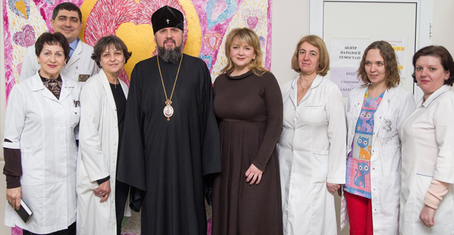 До відділення онкогематології та відділення трансплантації кісткового мозку завітав Предстоятель, Блаженнійший Митрополит Київський і всієї України Епіфаній