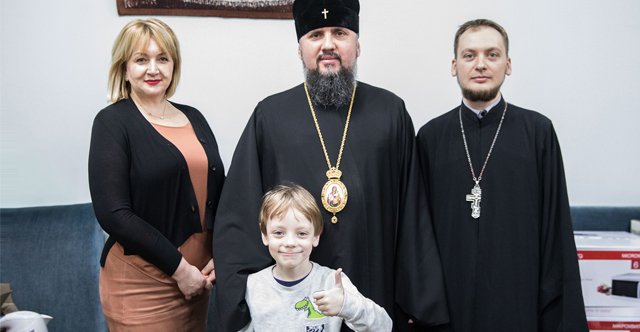 Зустріч-знайомство з Блаженнішим Епіфанієм, Предстоятелем Православної Церкви України – діток, їхніх батьків та медперсоналу