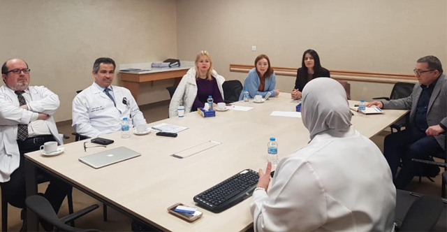 Офіційна зустріч з керівництвом King Hussein Cancer Center