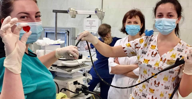 Сьогодні вітаємо наших любих ендоскопістів з професійним святом!